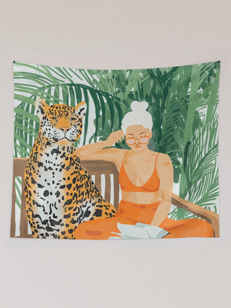 Dormify Leopard Jungle Framed Art
