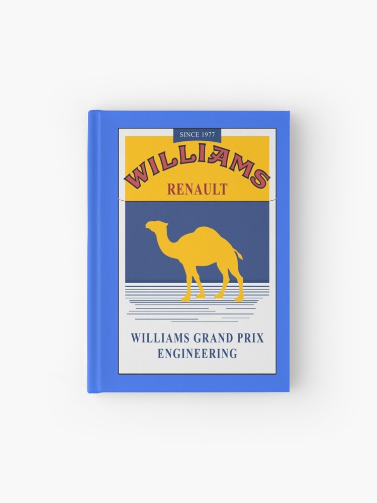 Williams F1 Camel Cigarette Pack deisgn Hardcover Journal