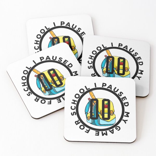 Item preview, I Paused My Game For School - Back to School and Gaming Nerds Gift Ideas designed and sold by ASClothDesign.