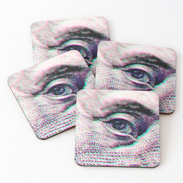 Item preview, Dramatic Dollar Glance - Vaporwave Design Wallpaper  designed and sold by Dator.