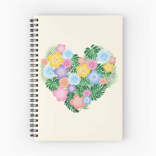 Item preview, Tropical floral heart designed and sold by snja.