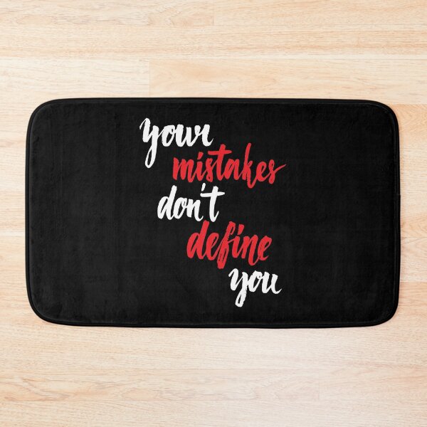 Item preview, Your Mistakes Don't Define You  Startup Inspirational Quote  designed and sold by ProjectX23.