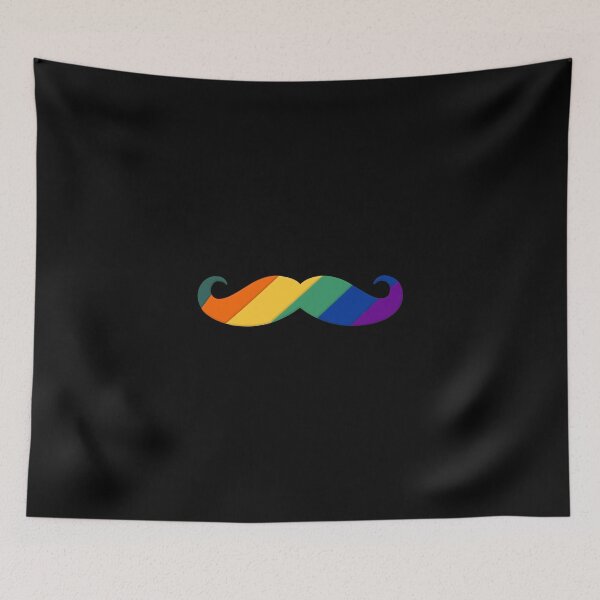 Item preview, Rainbow Mustache designed and sold by AlongFeast.