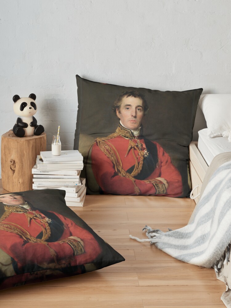 Alternate view of THE DUKE OF WELLINGTON. Arthur Wellesley, 1st Duke of Wellington. Floor Pillow