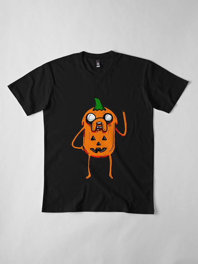 Alternate view of Halloween Jake the Dog from Adventure Time™ as a Jack O Lantern Pumpkin Premium T-Shirt