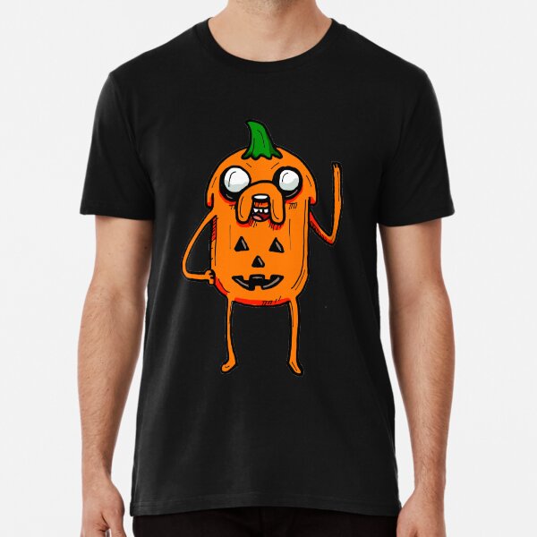 Halloween Jake the Dog from Adventure Time™ as a Jack O Lantern Pumpkin Premium T-Shirt