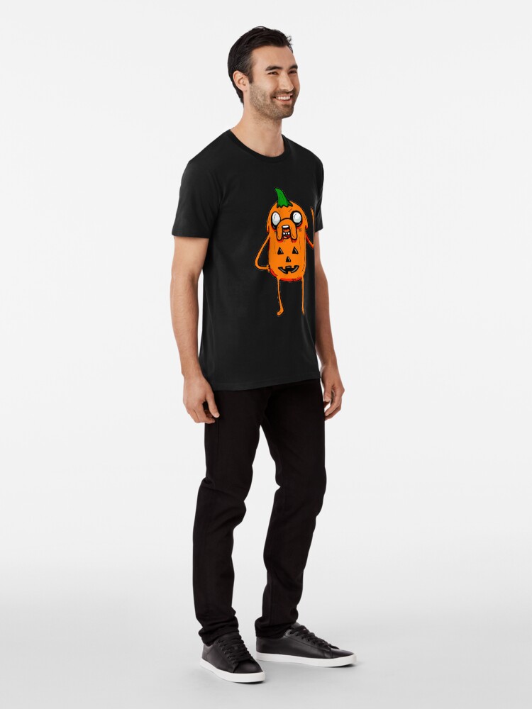Alternate view of Halloween Jake the Dog from Adventure Time™ as a Jack O Lantern Pumpkin Premium T-Shirt