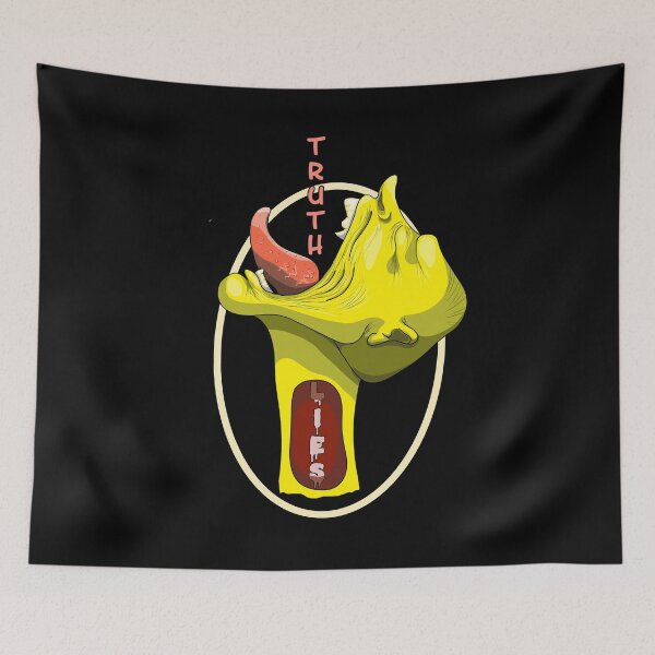 Item preview, Eating Truth Swallowing Lies Black designed and sold by ZombieTit.