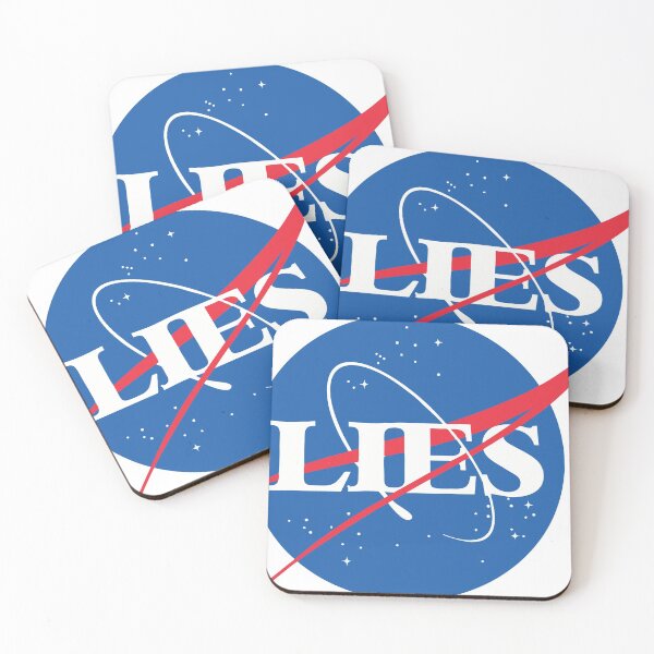 Item preview, NASA LIES LOGO designed and sold by printagonist.
