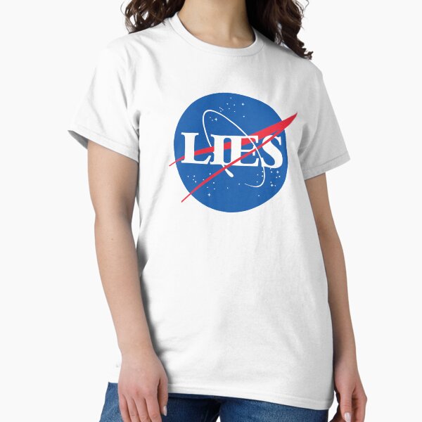 Item preview, NASA LIES LOGO designed and sold by printagonist.
