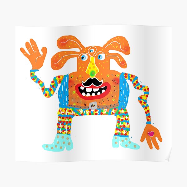 Monstre Gentil Posters Redbubble