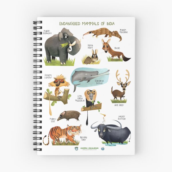 Item preview, Endangered Mammals of India designed and sold by Green Humour.