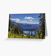 Dewey Lake Mt Rainier National Park Greeting Card