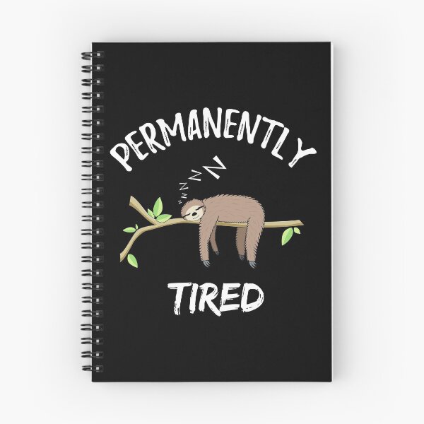Item preview, Permanently Tired - Funny sleeping sloth designed and sold by mrhighsky.
