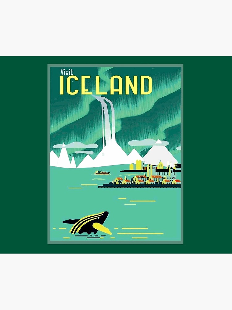 ICELAND : Vintage Travel and Tourism Advertising Print by posterbobs