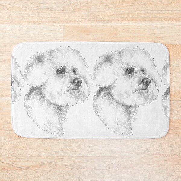Item preview, Bichon Frise Portrait in Graphite designed and sold by BarbBarcikKeith.