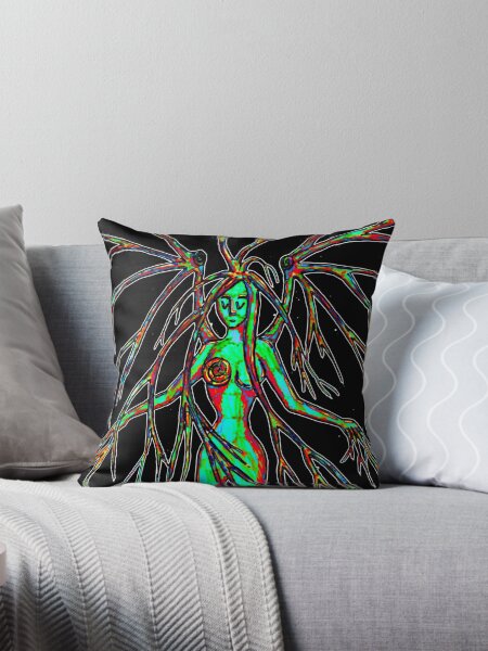 Vista previa del artículo con la obra «señora dryad funkycolour», diseñado y vendido por mindgoop.