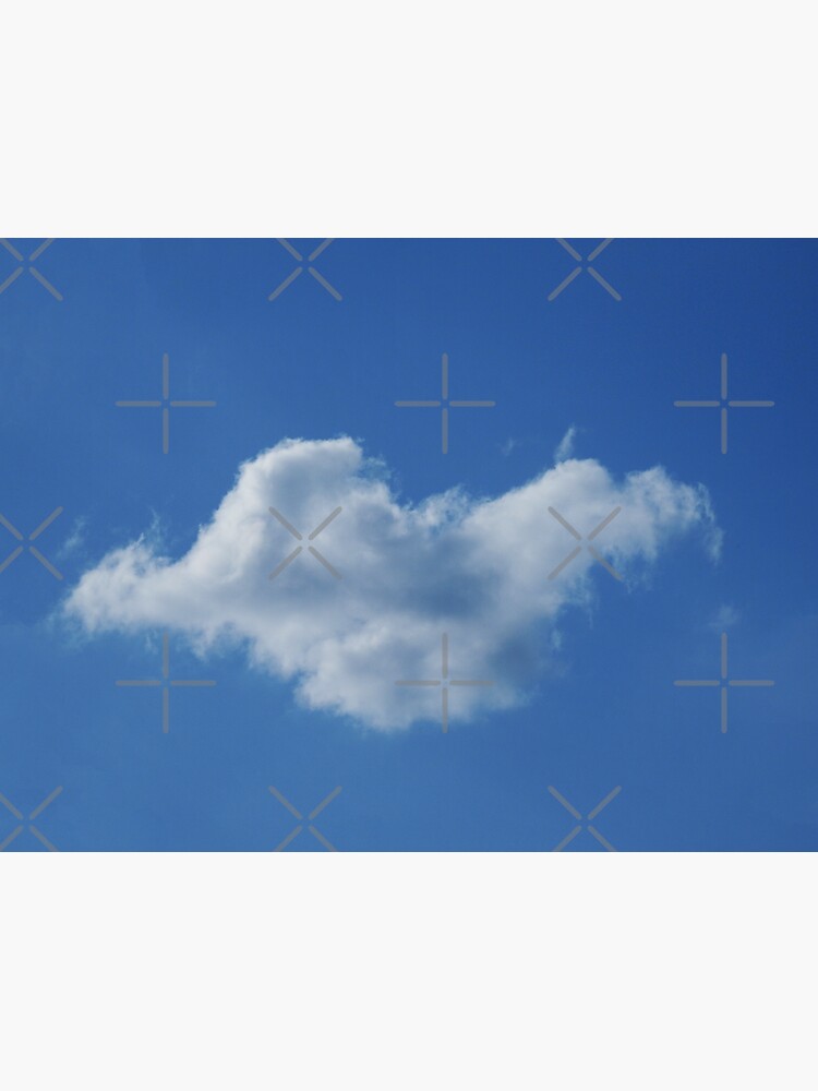 Lone Cloud Blue Sky by tribbledesign