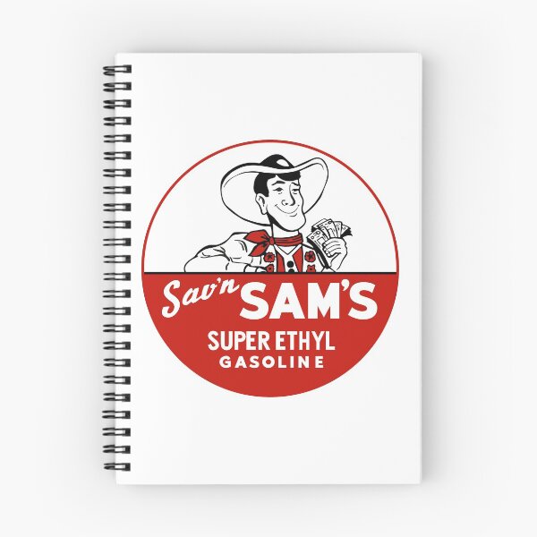 Item preview, Sav'n Sam's Super Ethyl Gasoline vintage sign designed and sold by htrdesigns.