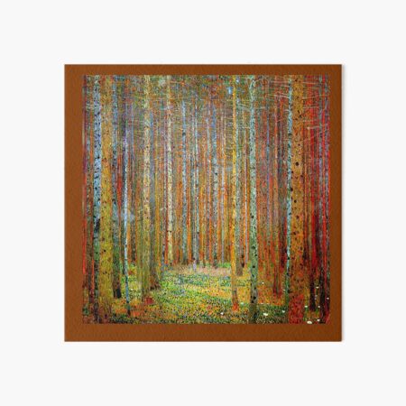 TANNEWALD: Gustav Klimt Landscape Painting Print Art Board Print