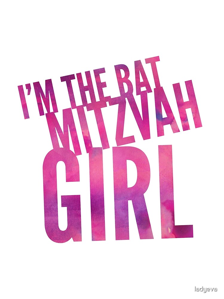 "I'm the Bat Mitzvah Girl! Gift for Jewish Girl Bat Mitzvah" Scarf for