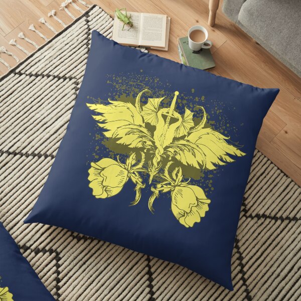 The Flower Sword Floor Pillow
