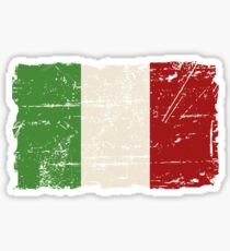 Pegatina Bandera de Italia - apariencia vintage