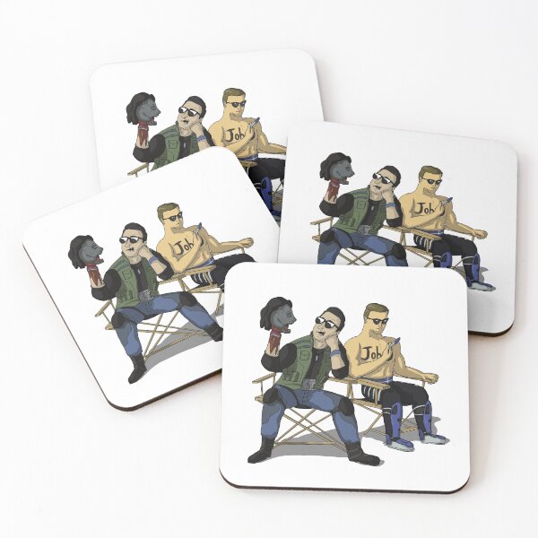 Item preview, Johnny Cage, a break between takes. designed and sold by themadhamster.