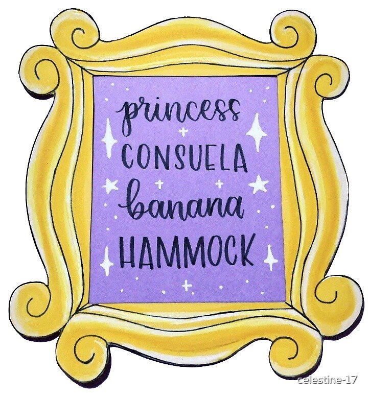 Free Free 145 Friends Princess Consuela Banana Hammock Episode SVG PNG EPS DXF File