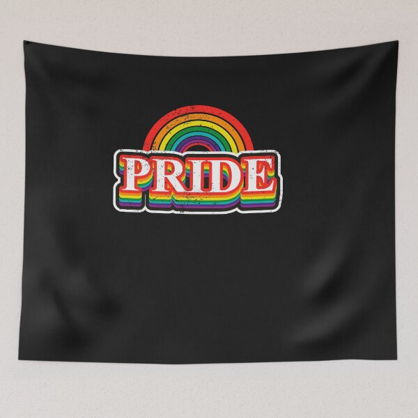 Item preview, Gay Pride Rainbow Vintage Retro Flag LGTB T-Shirt designed and sold by Músico Ilustre.