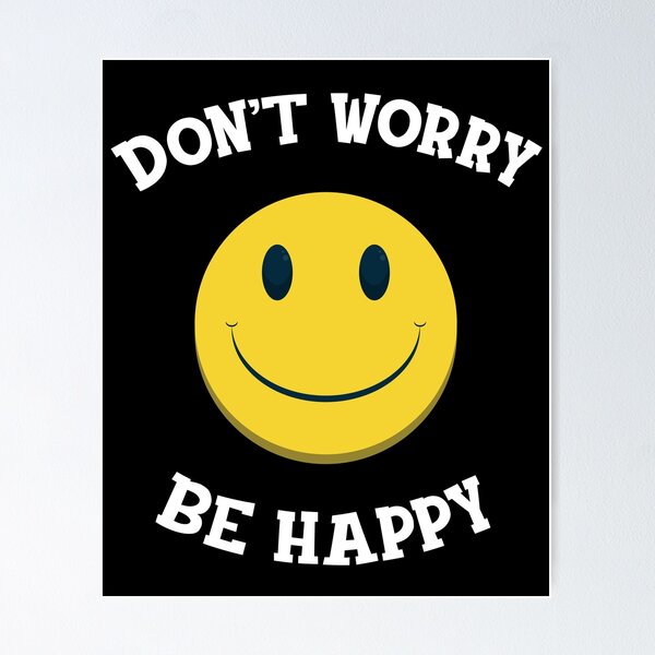 Item preview, Don’t worry be happy yellow smiley designed and sold by IceShirts.