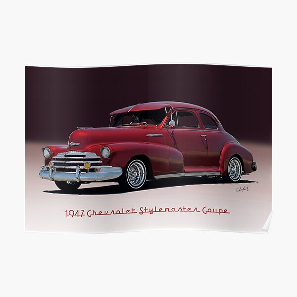 1947 Chevrolet 'Stylemaster' Coupe Poster