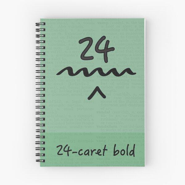 Item preview, 24-Caret Bold designed and sold by squibink.