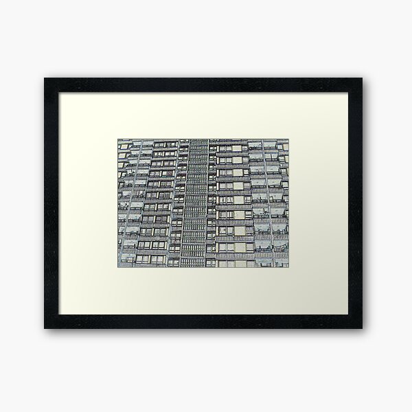Hanover, Broomhall flats ,Sheffield 3 Framed Art Print