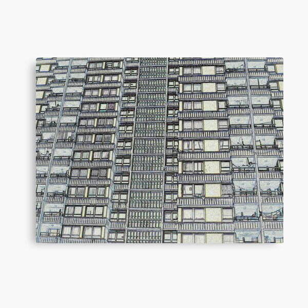 Hanover, Broomhall flats ,Sheffield 3 Canvas Print