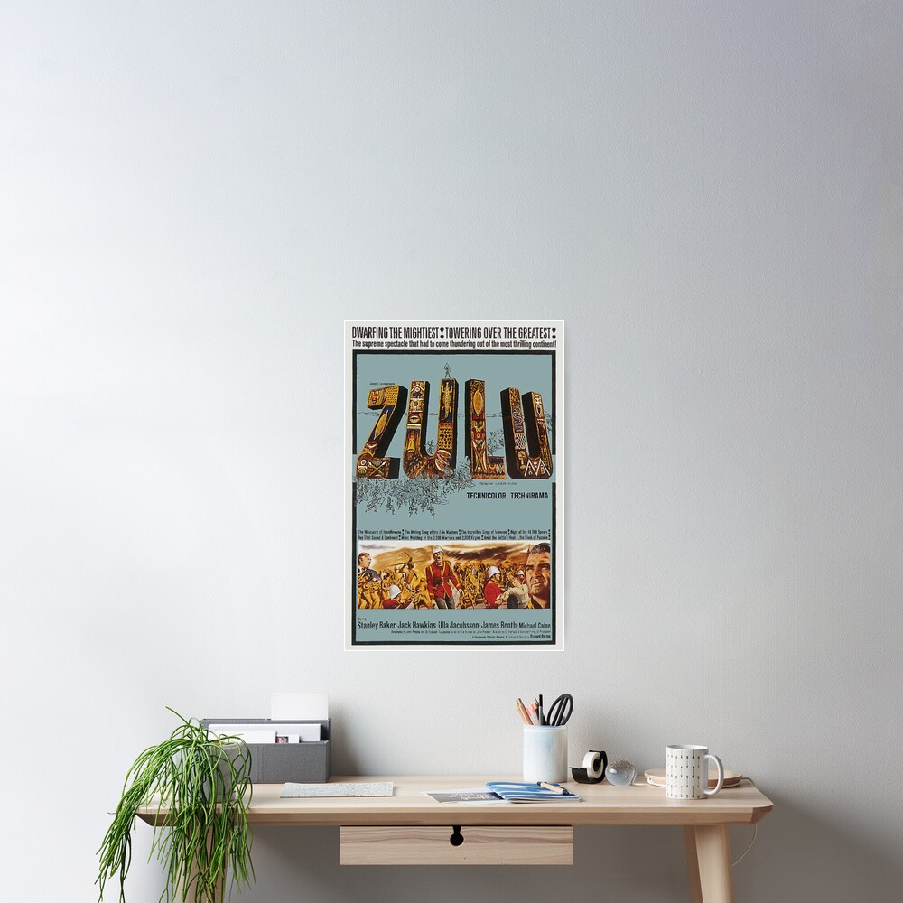 ZULU MOVIE POSTER. Poster