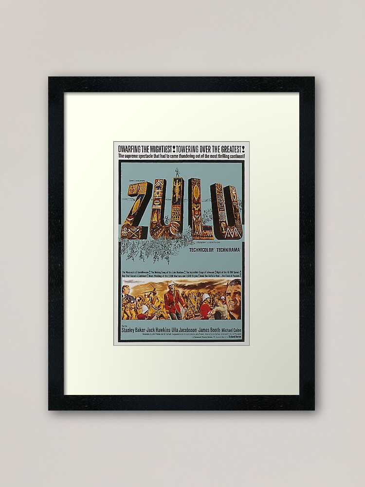 Zulu Movie Poster 1964 Canvas Wall Art Picture Print ~ VARIOUS SIZES