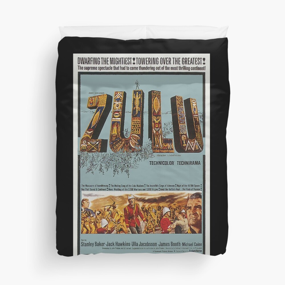 ZULU MOVIE POSTER. Duvet Cover
