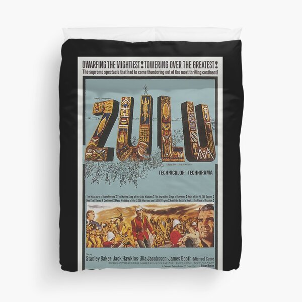 AFFICHE DE FILM ZULU. Housse de couette