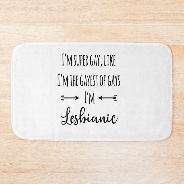 Item preview, I'm super gay, I'm lesbianic designed and sold by RainbowCraft.