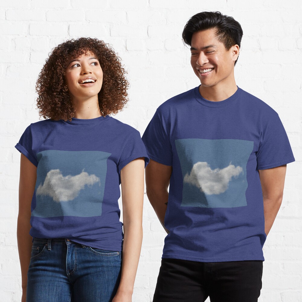 Blue Sky, Single Cloud Pattern Classic T-Shirt