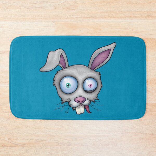 Item preview, Crazy White Rabbit designed and sold by fizzgig.