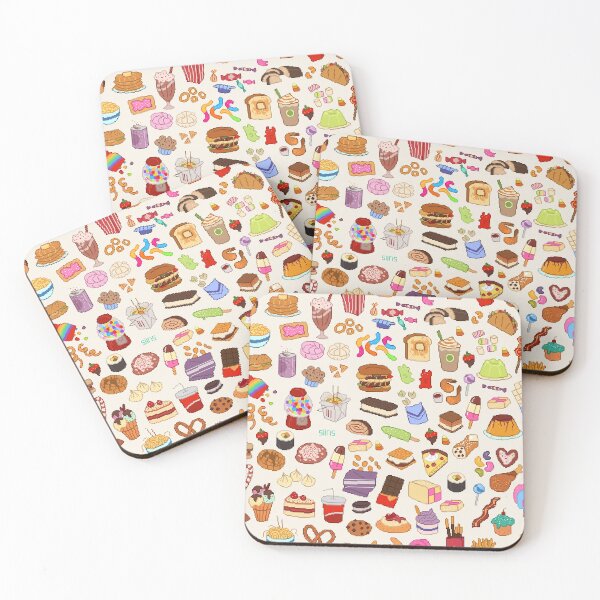 Item preview, Cute Pixel Junk Food designed and sold by siins.