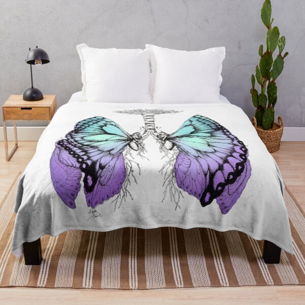 Item preview, Butterfly Lung Blue Purple designed and sold by katpowell.