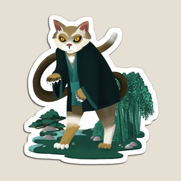 Bakeneko Chat Magnet