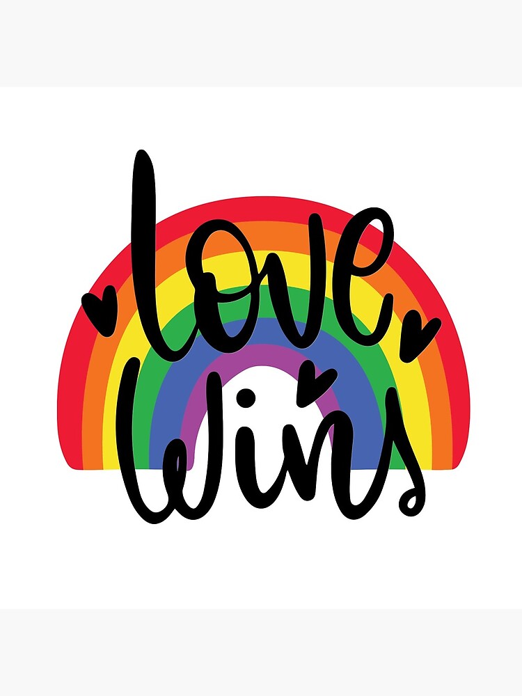 Download "Love wins with rainbow " Coasters (Set of 4) by ...