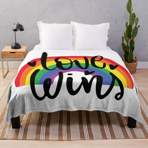 Item preview, Love wins with rainbow designed and sold by RainbowCraft.