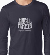 Hitchhikers Improv (Retro White) Long Sleeve T-Shirt