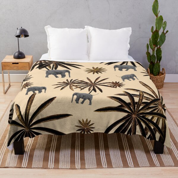 Item preview, Palm Tree Elephant Jungle Pattern #3 (Kids Collection) #decor #art designed and sold by Anita's & Bella's Art.