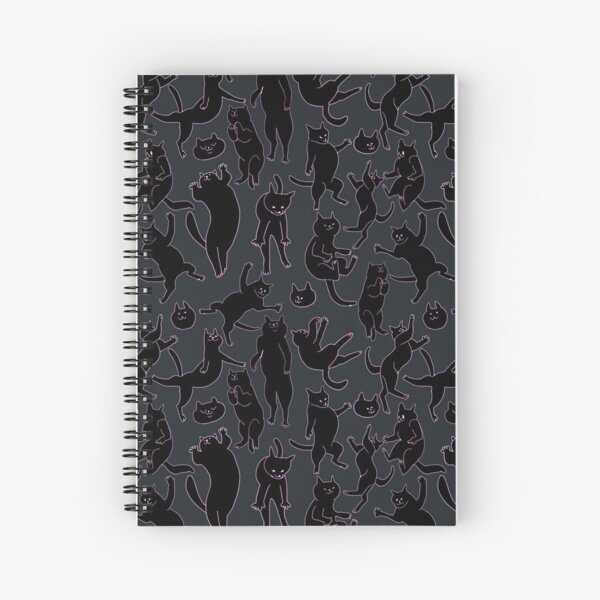 BLACK CATS Spiral Notebook